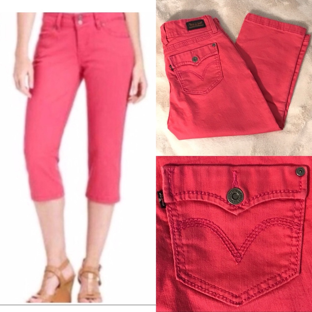 Levi’s high waisted classic capris